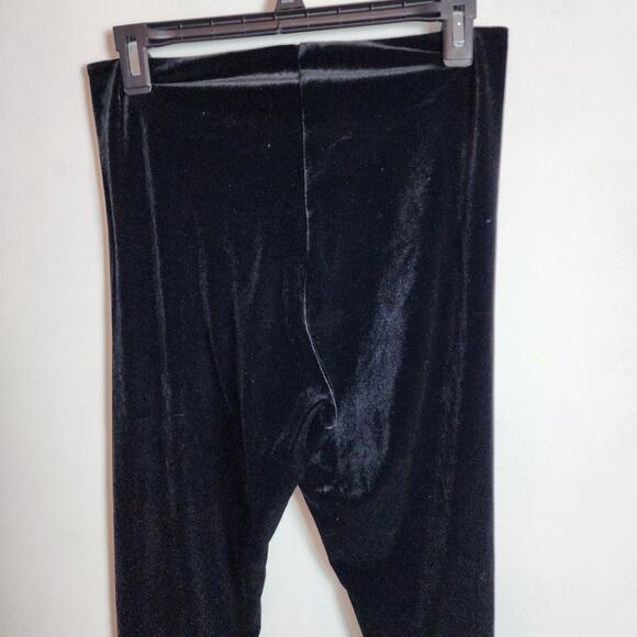 Commando Black Velvet Leggings Size XL Perfect Control  Minimalist Chic SLG05 - Picture 6 of 10